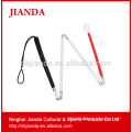 Ninghai jianda lightweight aluminum folding disabled blind cane white walking stick for blind people